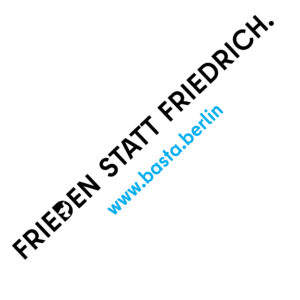 KFZ-Aufkleber "Frieden statt Friedrich"