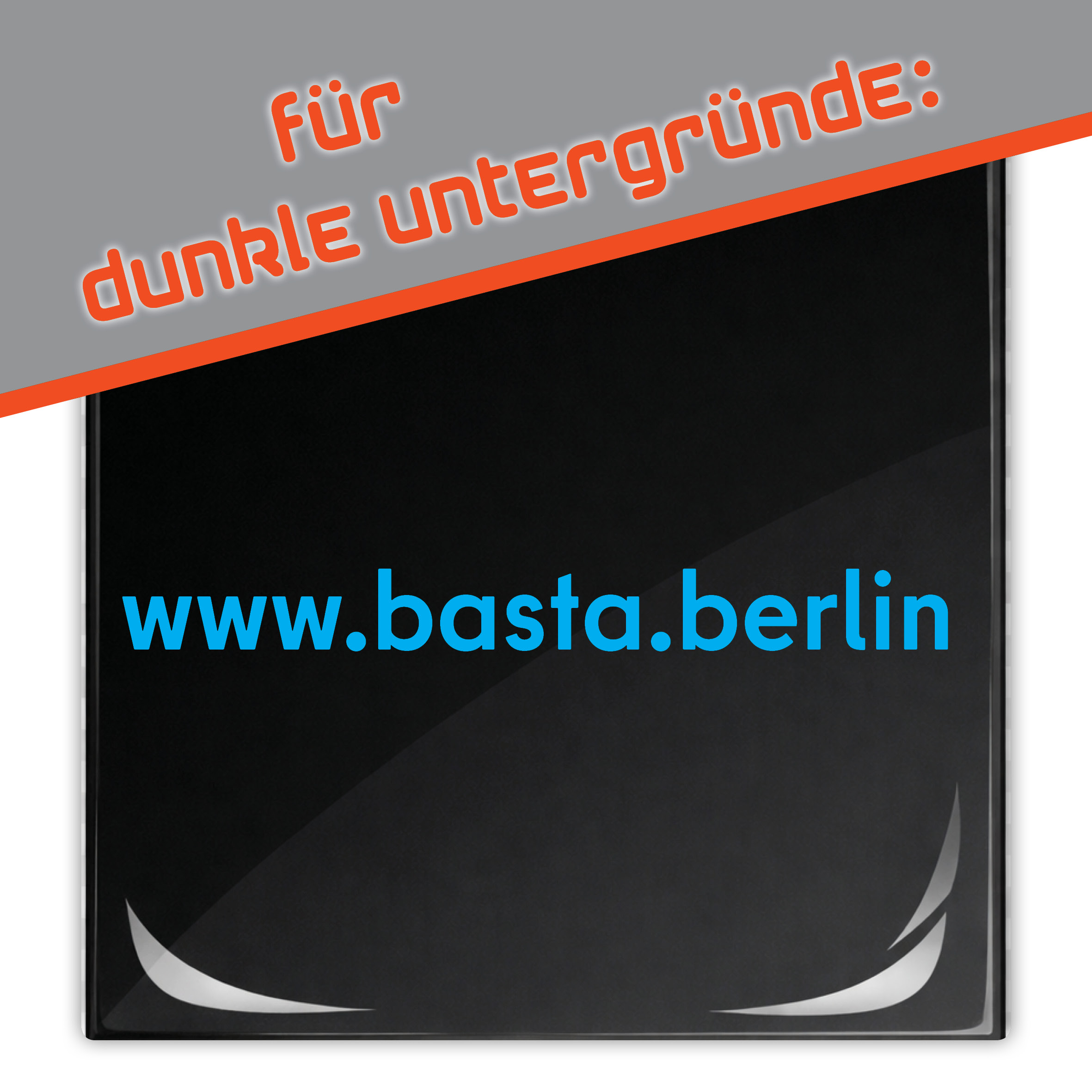 KFZ-Aufkleber "www.basta.berlin" – Bild 3