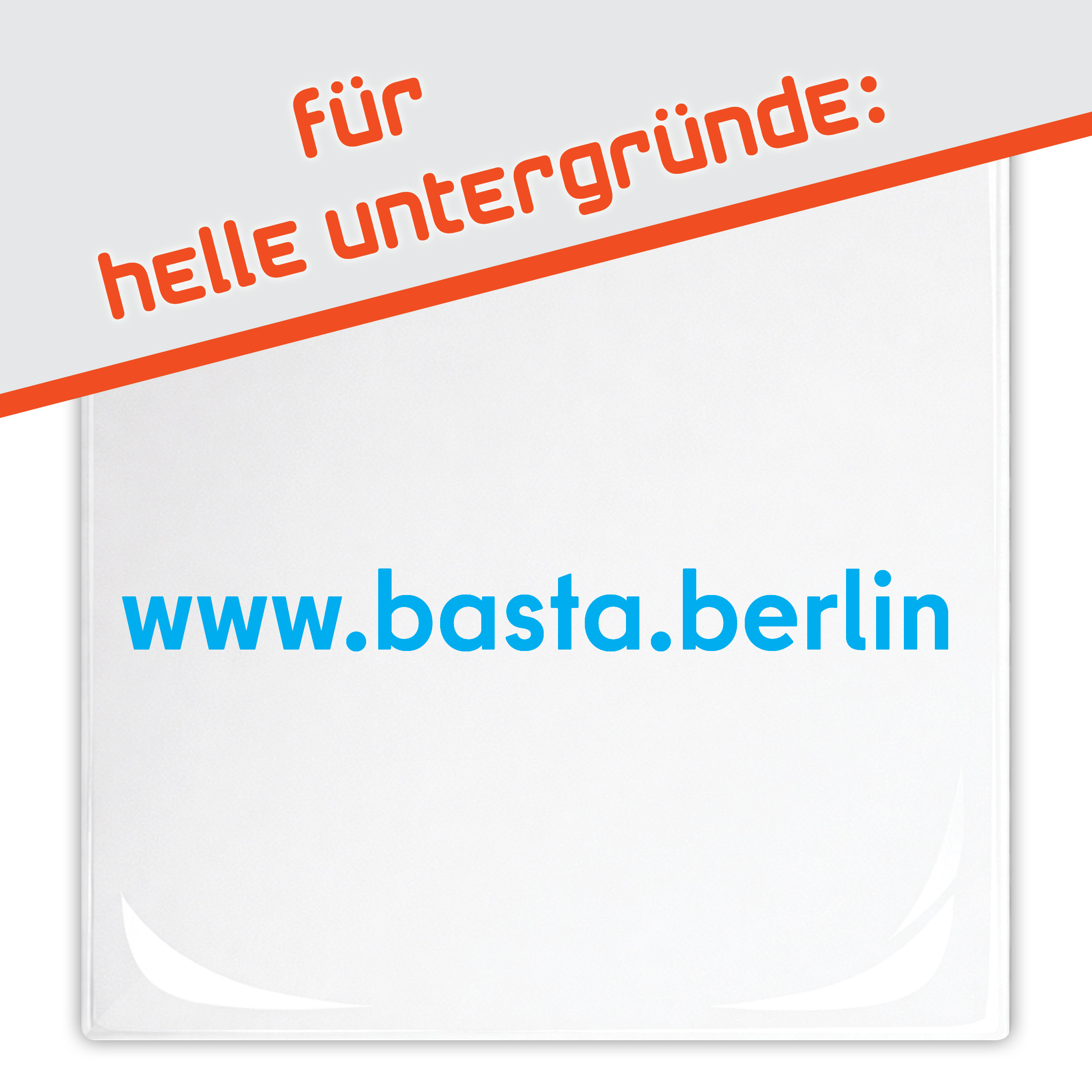 KFZ-Aufkleber "www.basta.berlin" – Bild 2