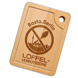 BASTA Holzbrett "Löffelverbotszone"